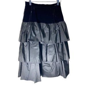 Vintage 1980s Oscar De La Renta Skirt Mermaid Waterfall Skirt